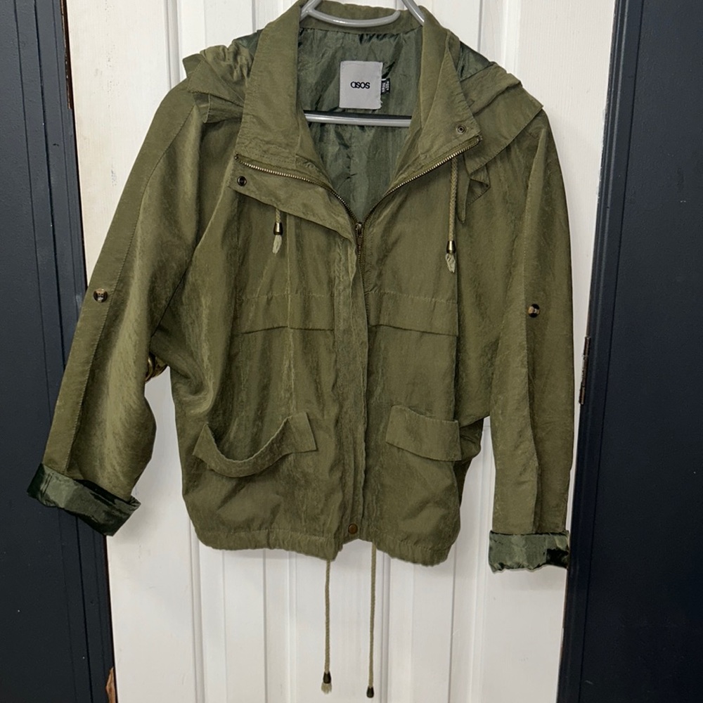5 for $20! Lightweight drawstring bomber jacket